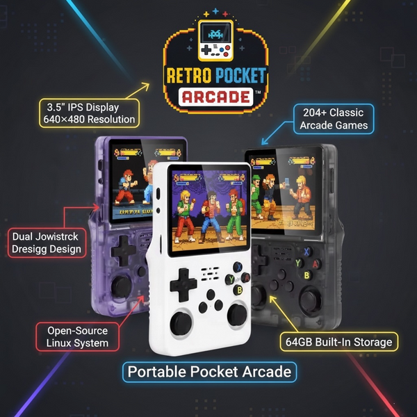 Retro Pocket Arcade™ Mini Console